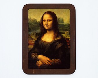 モナリザ レオナルド ダ ヴィンチ ルネッサンス クラシック絵画 木製