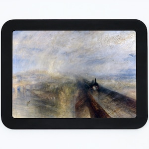 Rain Steam and Speed The Great Western Railway Joseph Mallord William Turner Train Sky Landscape Classic Painting Wooden Framed Art Print