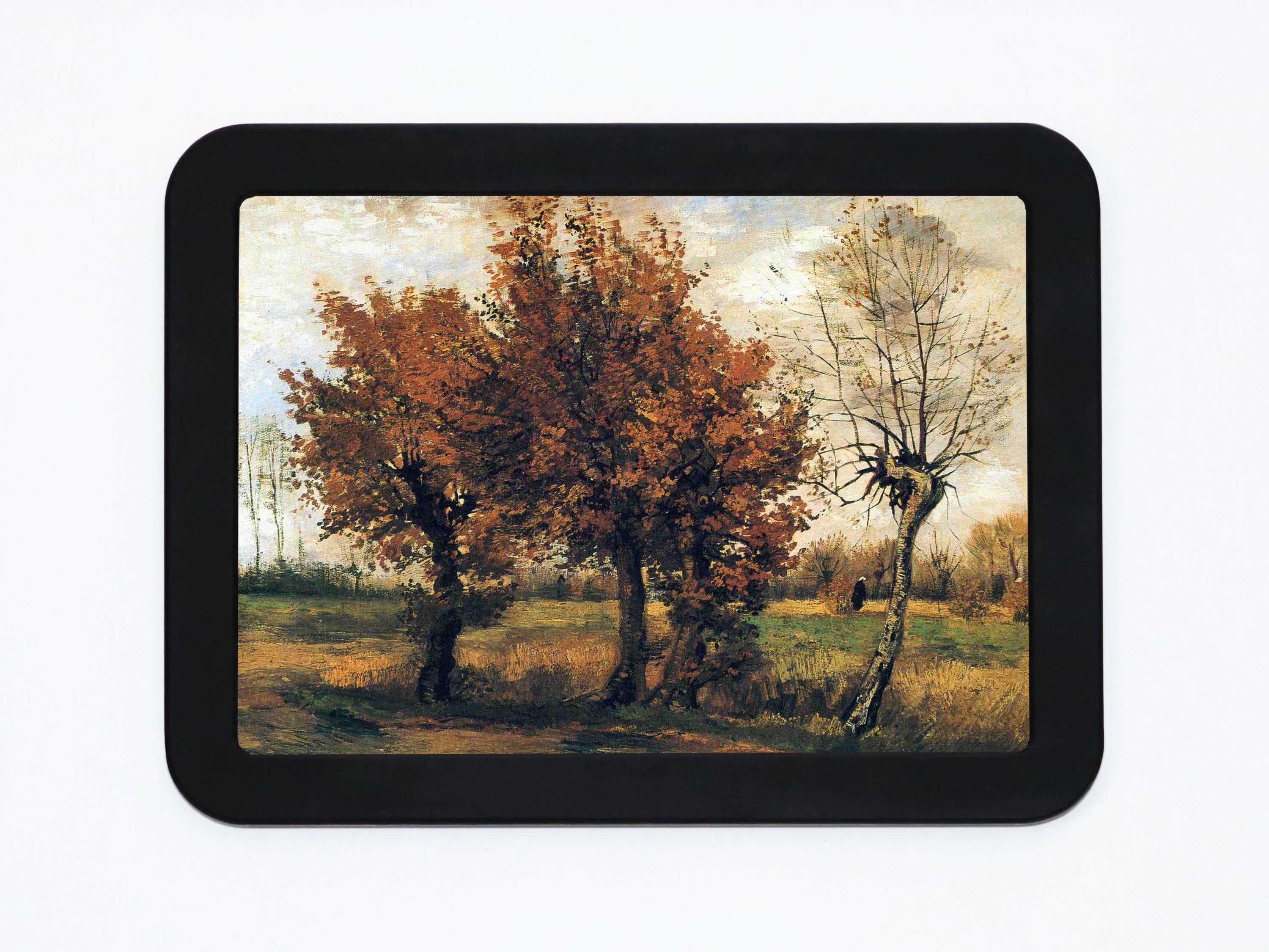 4本の木がある秋の風景 ヴィンセント ヴァン ゴッホ 自然 ポスト印象派