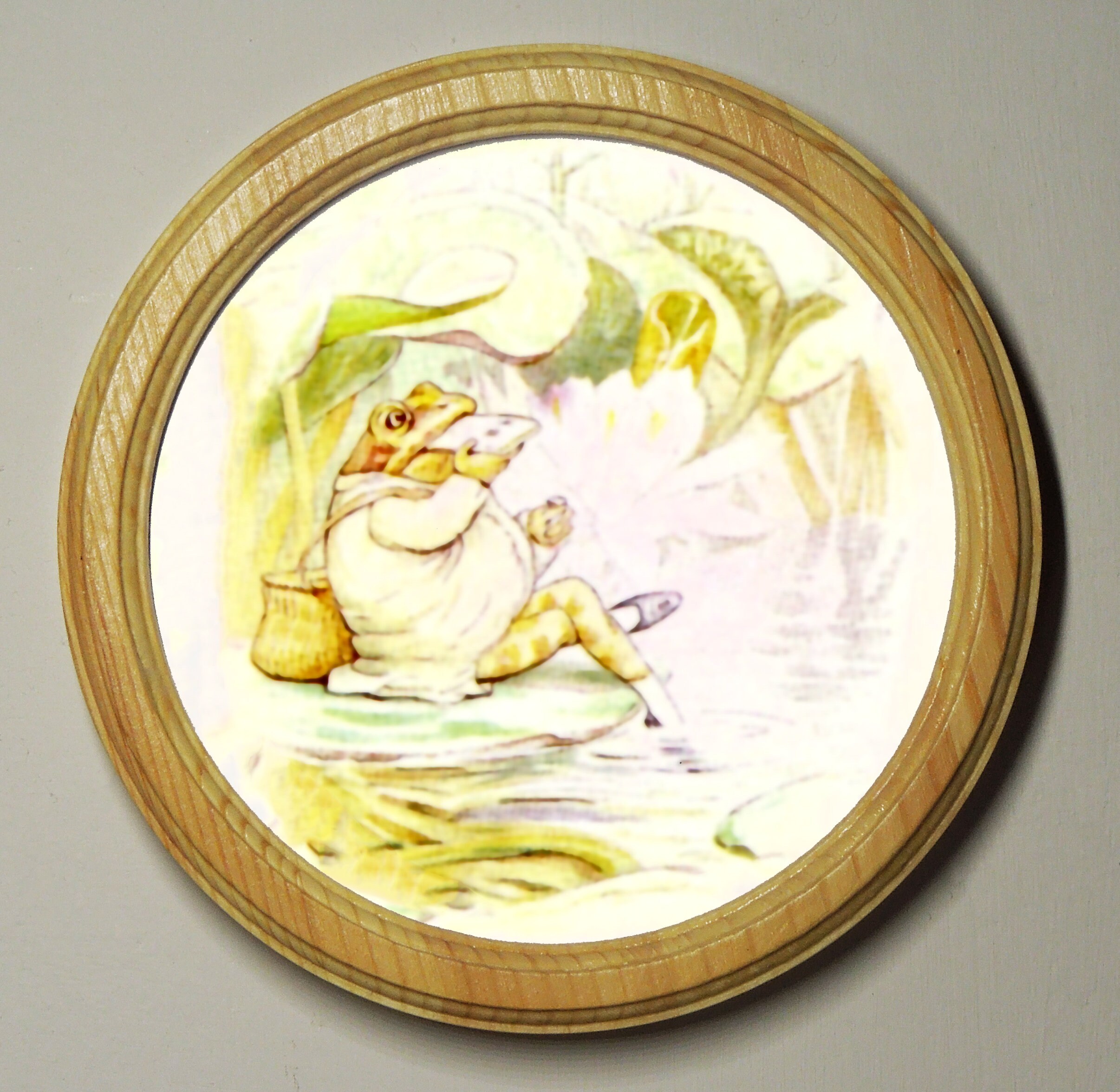 Beatrix Potter Wooden Framed Art Print Nursery Picture Wall Etsy UK