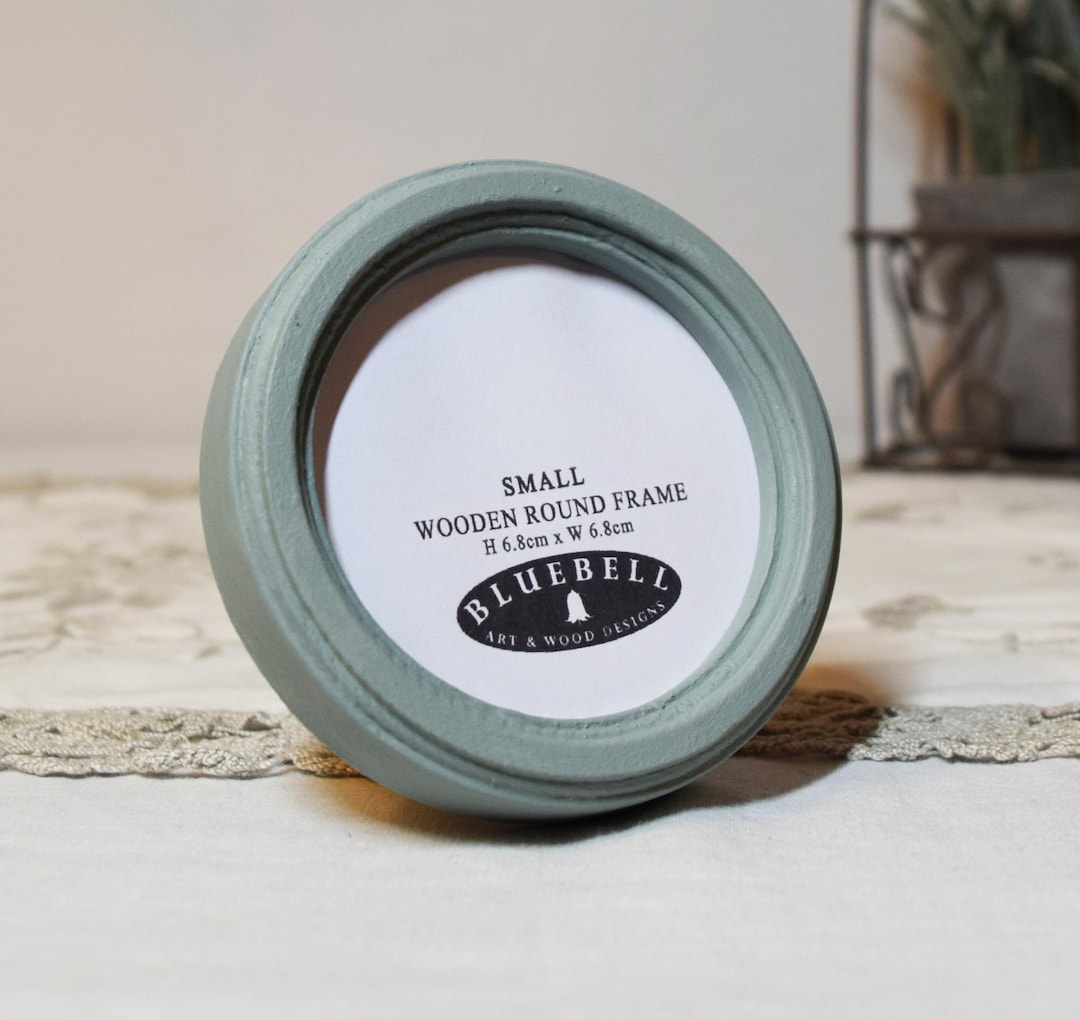 Duck Egg Round Handmade Wooden Photo Cross Stitch Embroidery Frame ...
