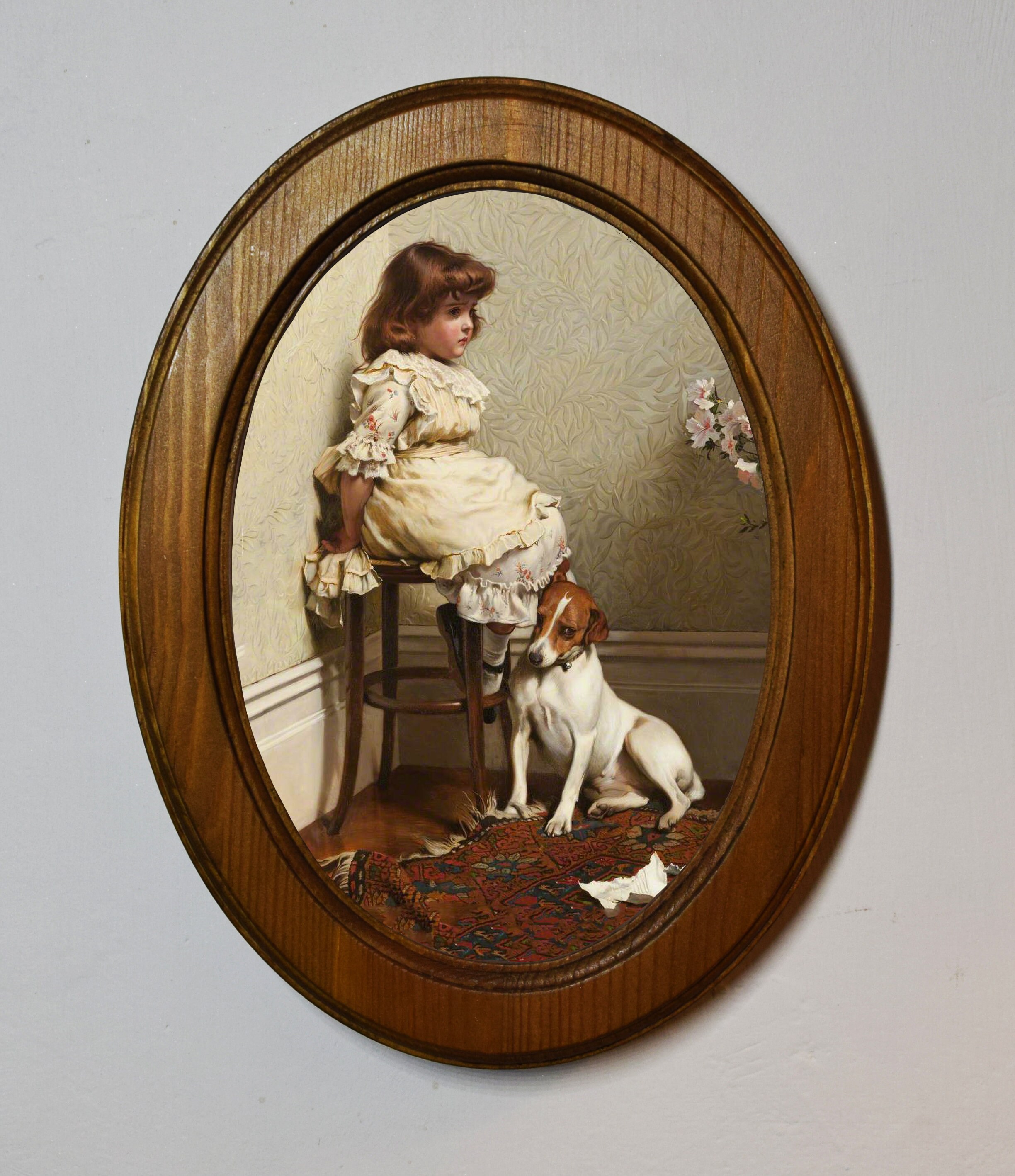 Tableau Sur Toile Charles Burton Barbier - Suspense - Décoration Murale UK