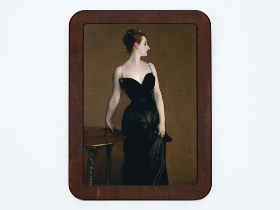 woman in black dress painting 5 Portraits of Women in Black