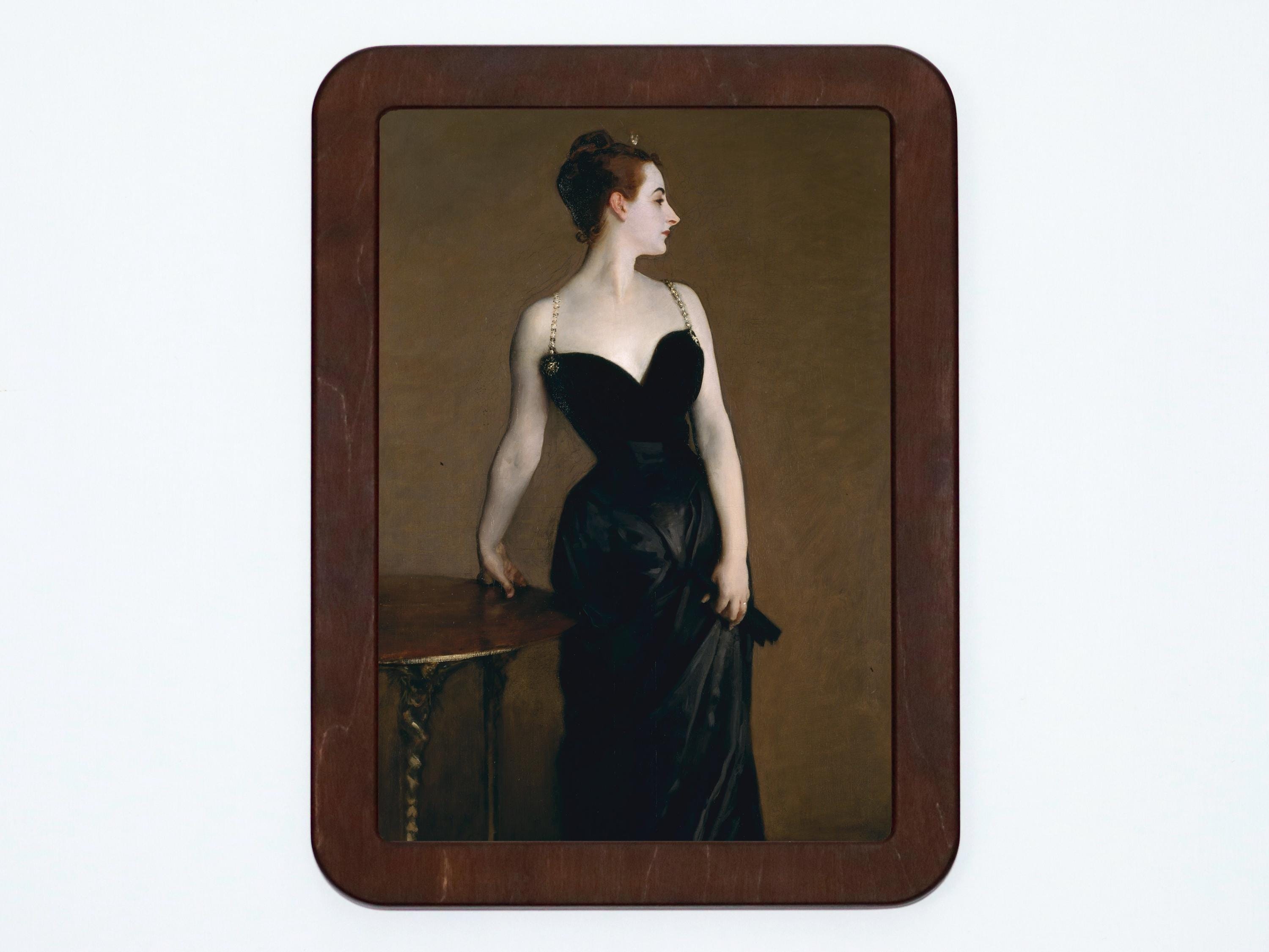 Madame X Portrait John Singer Sargent Lady Black Dress Classic