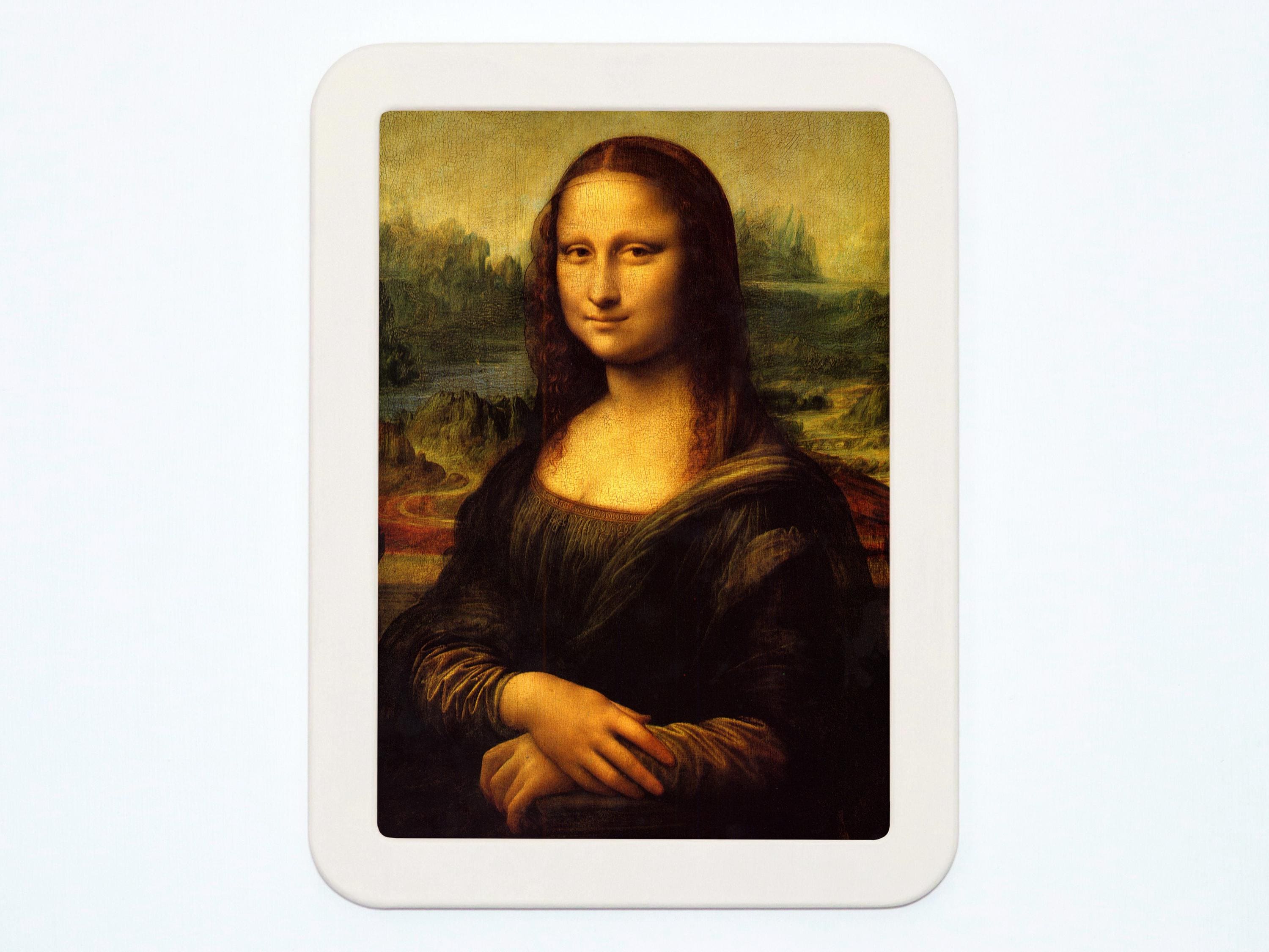 モナリザ レオナルド ダ ヴィンチ ルネッサンス クラシック絵画 木製
