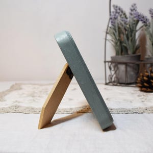 Drewniana prostokątna ramka ze zdjęciem w kształcie jajka kaczki, ręcznie robiona, haft krzyżykowy, styl antyczny, 2" x 3", 2,5" x 3,5", 3" x 4", 3,5" x 5", 4" x 6", 5" x 7", A5/6" x 8" zdjęcie 4