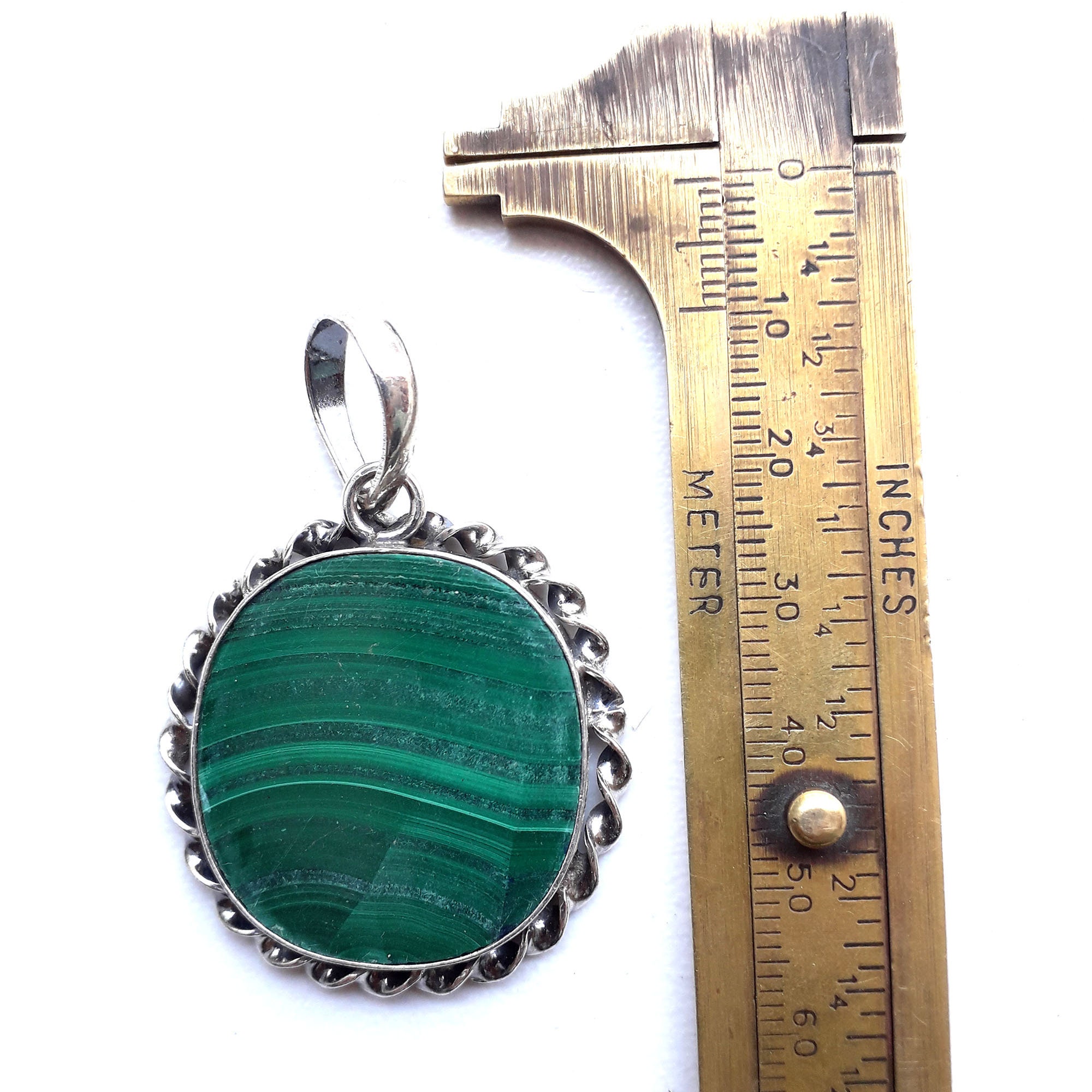 Malachit Designer Anhänger Malachit Anhänger Malachit | Etsy