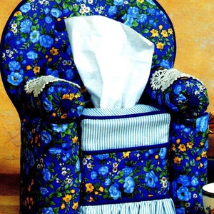 Modello PDF per fodera per scatola di fazzoletti, fodera per poltrona artigianale per scatola quadrata/cubo, arredamento per ufficio o casa, fodera per poltrona della nonna, download digitale
