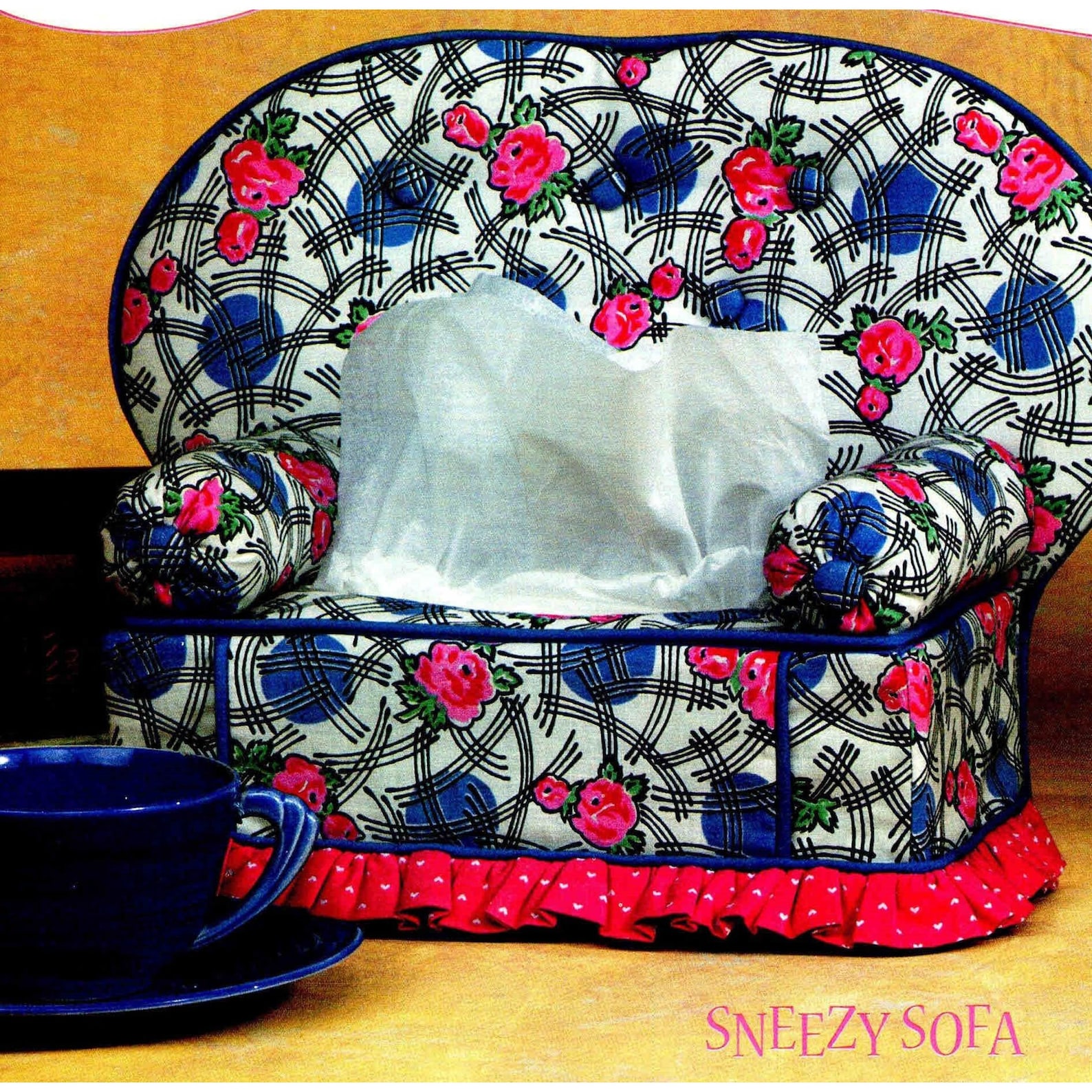 Tissue Box Covers PDF Pattern Booklet, 2 Designs to Craft Armchair or ...