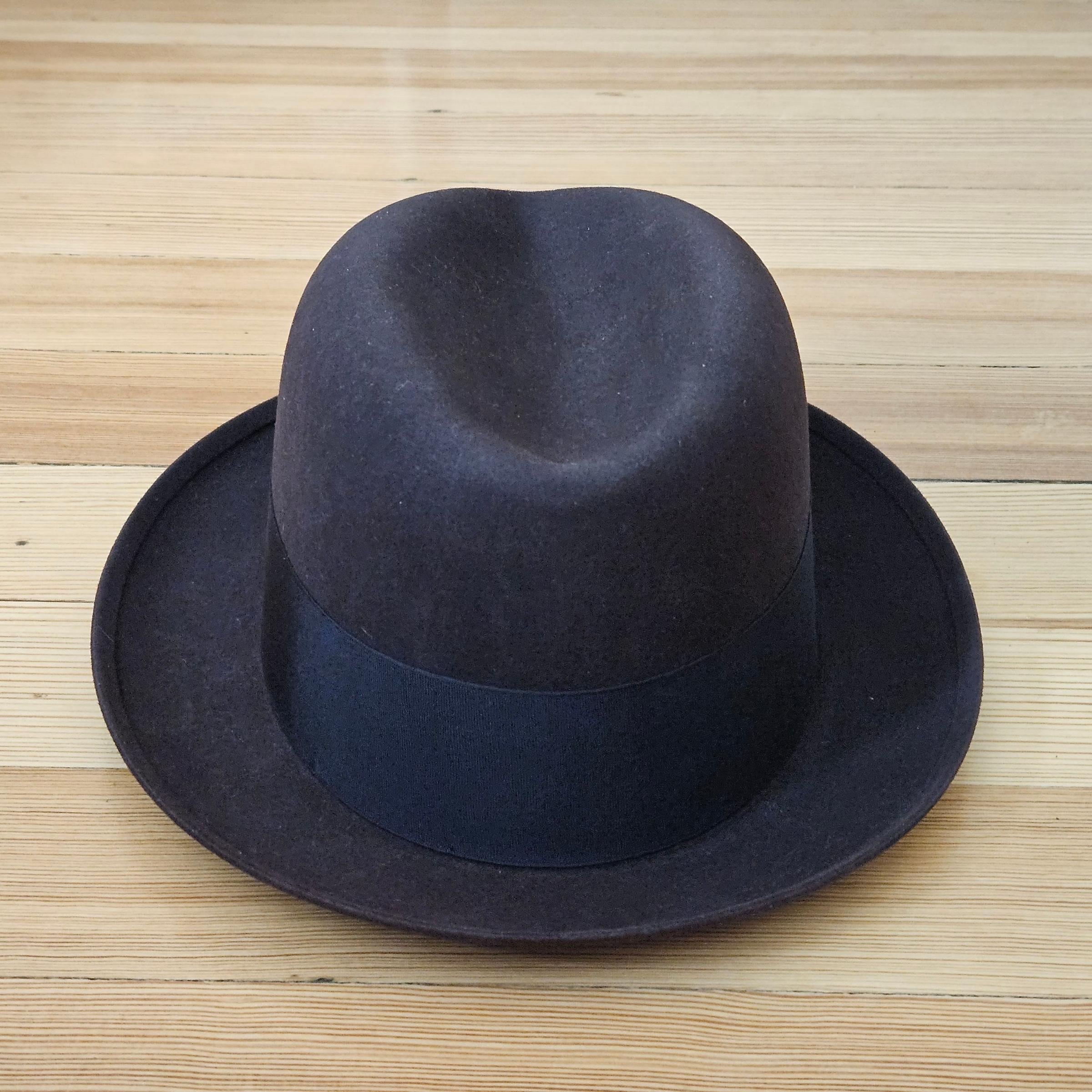 Vintage Knox Fifteen Felt Fedora Hat: Brown, Size 7 1/4, Original