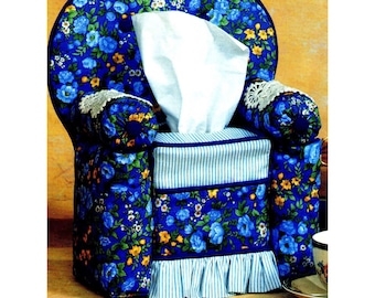 Tissue Box Cover PDF Pattern: Armchair & Sofa Designs (Digital Download)