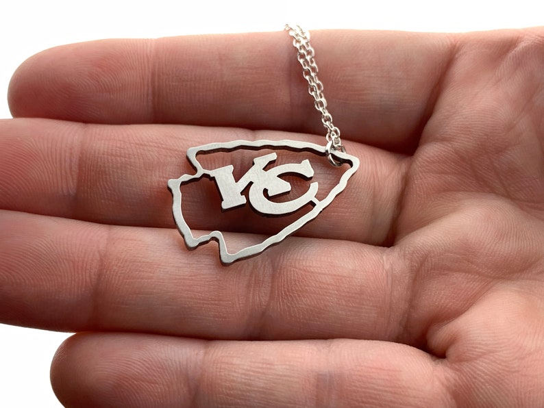 Kansas City Chiefs Necklace KC Chiefs Football Jewelry Super Etsy