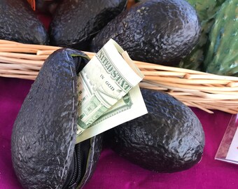 Avocado Decor Decorations Accessories Funny Novelty Gifts For Avocado Lover Avocado Coin Purse Pouch Realistic Looking Avocado