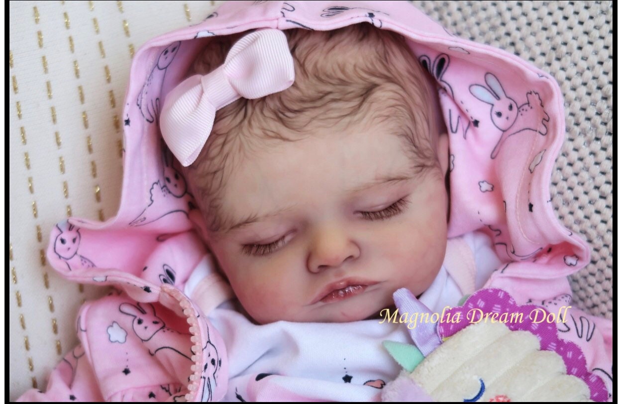 Custom Order! Reborn Baby Doll Girl Rosalie by Olga Auer COA 3D