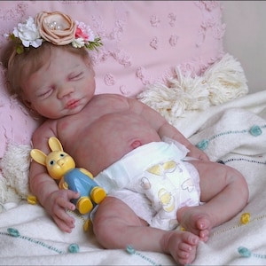 Silicone baby doll girl/boy full body soft bland Billie 17.5” Magnolia Dream Doll (custom order)
