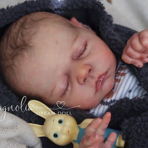 Custom Order! Reborn baby doll boy/girl 19.5” Mia by Phil Donnelly COA painted hair Magnolia Dream Doll