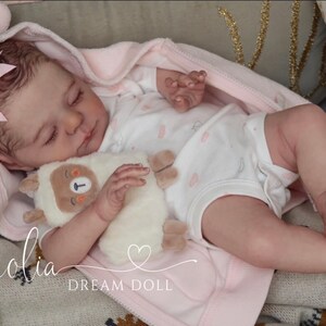 Custom Order! Magnolia Dream Doll Reborn baby girl Elise by Karola Wegerich 19’’  LE COA painted 3D hair