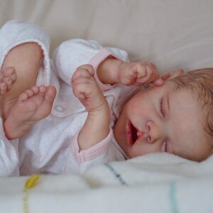 Custom order! Reborn baby doll girl boy Twin A by Bonnie Brown 17” 3D hair Magnolia Dream Doll