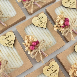 50 Pieces Wedding Favors Mini Soaps For Guests, Personalized gift, Bridal Shower gift, Baby shower, Party Favor Gifts, gastgeschenk hochzeit