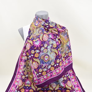 Ottoman head scarf, Turkish shawl, Pashmina, Boho scarf, Woman fashion, Silky wedding scarf, Wrap, Gift for her, Gift for mother Code: D