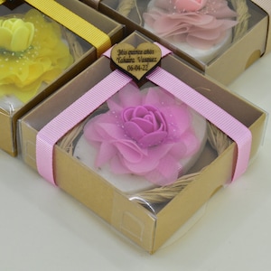 50 pcs Wedding Favors Soaps For Guests In Bulk, Personalized gift, Proposal, Bridal Shower gift, Baby Shower Party gastgeschenk hochzeit