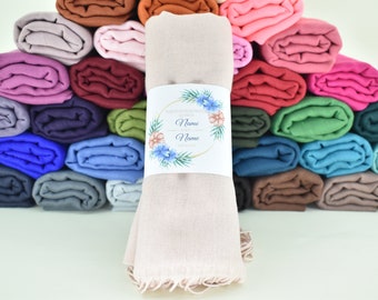 100 Pcs Wedding favor pashmina in bulk, Bridesmaid pashmina, Personalized gift, gastgeschenk hochzeit, Wholesale shawl FREE SHIPPING