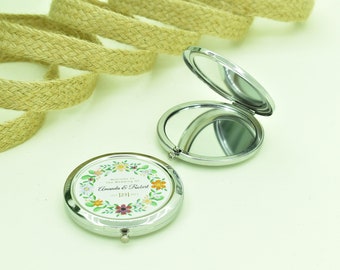 10 pezzi Bomboniere Specchio per gli ospiti alla rinfusa, Regalo baby shower, Regalo personalizzato, Proposta doccia nuziale, Gastgeschenk hochzeit