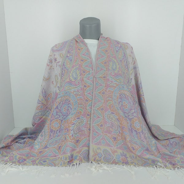 Pashmina, Scarf, Shawl, Wrap, ottoman shawl, turkish shawl, Gray scarf, Cashmire woman fashion, Wedding shawl, turkish wrap code: R3