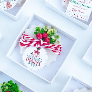 50 pezzi regali di Natale Saponi sfusi, bomboniere per feste di Natale, regalo di buon Natale per collega, gastgeschenk hochzeit, regalo personalizzato
