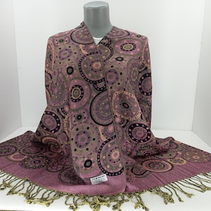 Pashmina, Scarf, Shawl, Wrap, Rose gold shawl, turkish shawl, Wedding shawl, Retro wrap, Festival shawl, Bohemian accessory, Pareo code: CB8