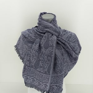 dark gray turkish shawl, turkish scarf, high quality pashmina, cotton stole, woman fashion, decorative boho shawl, turkish wrap  code: B3