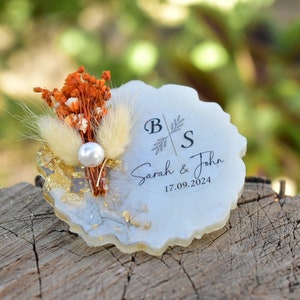 Wedding Favors Magnet for guests in bulk, Epoxy magnet, Personalized gift, Party favor, Bridal shower favour, gastgeschenk hochzeit