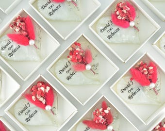 Wedding Favors Magnet for guests in bulk, Epoxy magnet, Personalized gift, Party favor, Bridal shower favour, gastgeschenk hochzeit