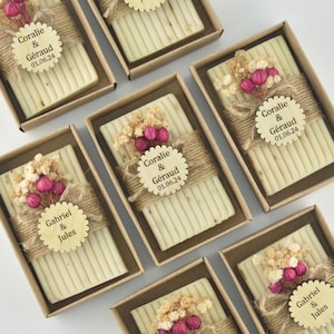 50 Pieces Wedding Favors Mini Soaps For Guests, Personalized gift, Bridal Shower gift, Baby shower, Party Favor Gifts, gastgeschenk hochzeit
