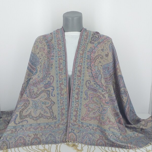 Pashmina, Scarf, Shawl, Wrap, turkish shawl, turkish scarf, woman fashion, Wedding shawl, valentine's day gift, Paisley wrap code: S8
