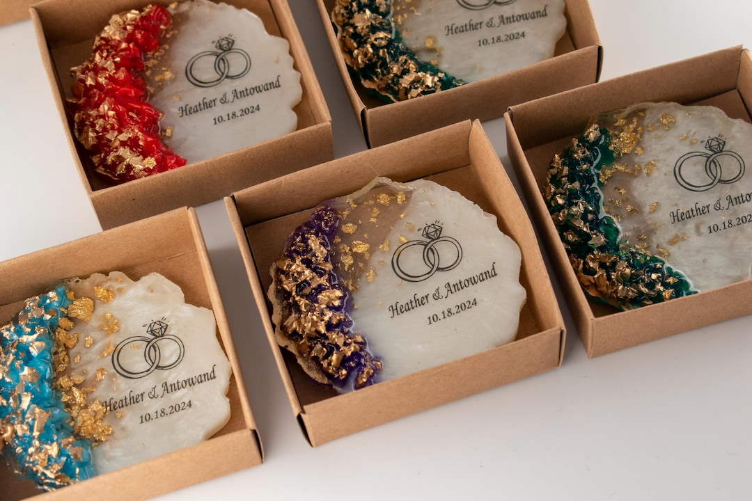 10 Pcs Wedding Favors Magnet for Guests in Bulk, Resin Magnet ...