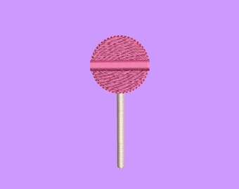 Maskinbroderidesign för Lollypop