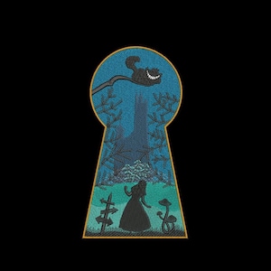 Diseño de bordado de máquinas Alicia en el País de las Maravillas