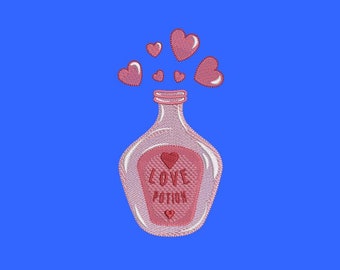 Love Potion Machine Embroidery Designs - ALL FORMATS