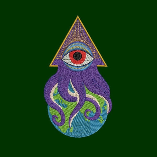 New World Order Machine Embroidery Design