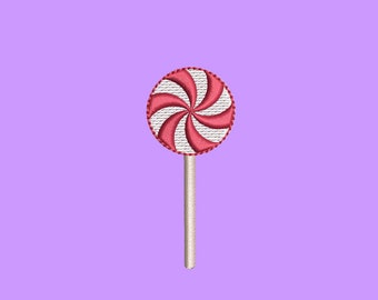 Lollypop Machine Borduurwerk Design