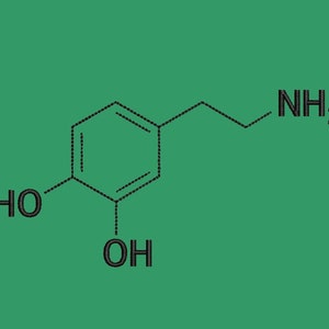 Dopamine Molecule Machine Embroidery Design