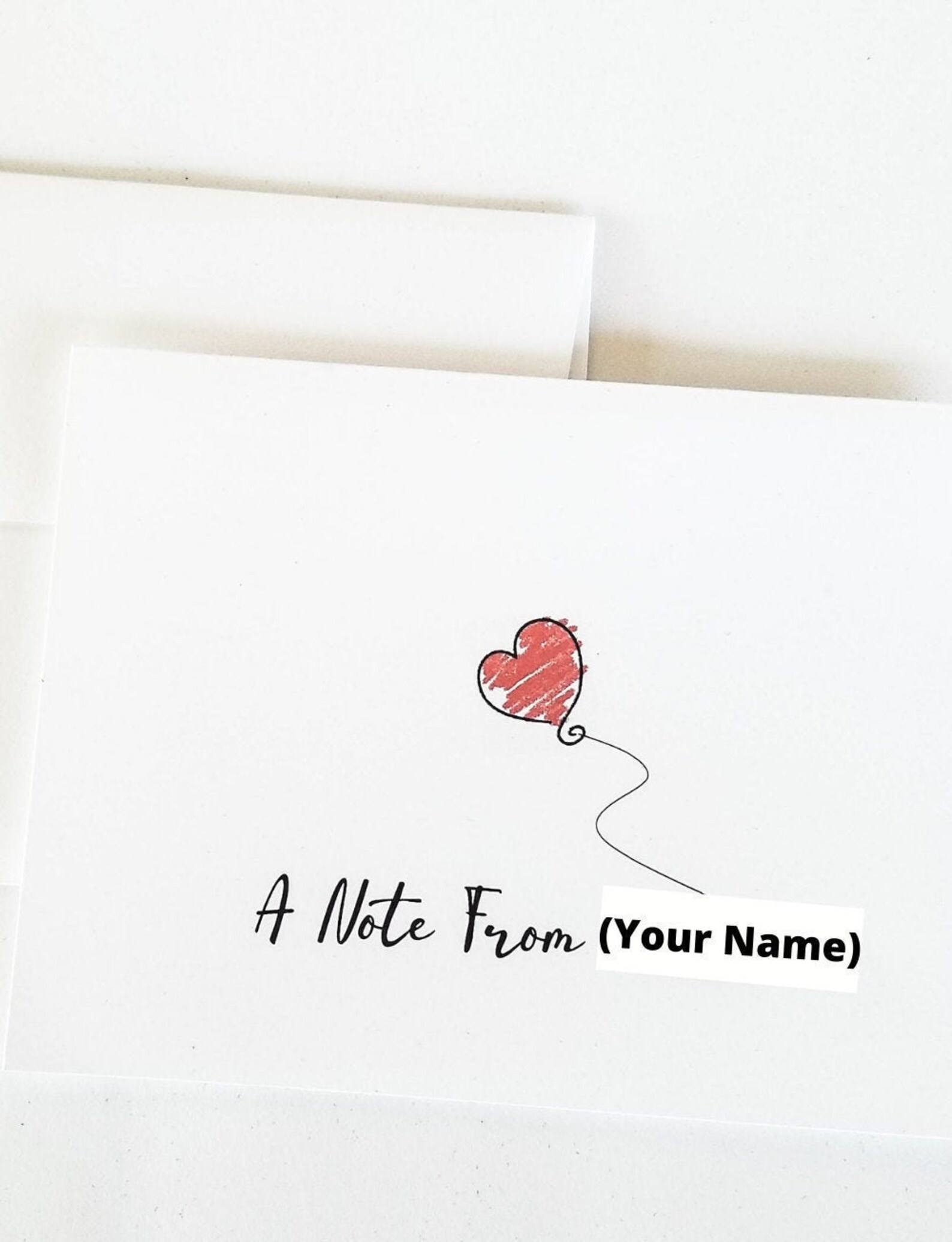 Personalized Blank Note Cards Original Design 8 Cards with Etsy