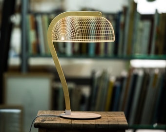 Banker's Table Lamp, Designer Desk Lamp, Reading Lamp, Home Office, Home Decor Lamps, Elegant Office Decor, Side Table Lamp, Unique Lamp