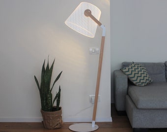Stehlampe, Zeitgenössische Stehlampe, Stehlampe, Dekorative Beleuchtung, Leselampe, Wohnzimmer Dekor, Einzigartige Schlafzimmer Dekor