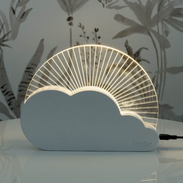 Die Original Cloud Tischlampe, umweltfreundliches LED-Licht, hochwertige Designerlampe, kostenloser Versand