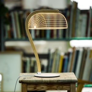 Banker's Table Lamp, Designer Desk Lamp, Reading Lamp, Home Office, Home Decor Lamps, Elegant Office Decor, Side Table Lamp, Unique Lamp