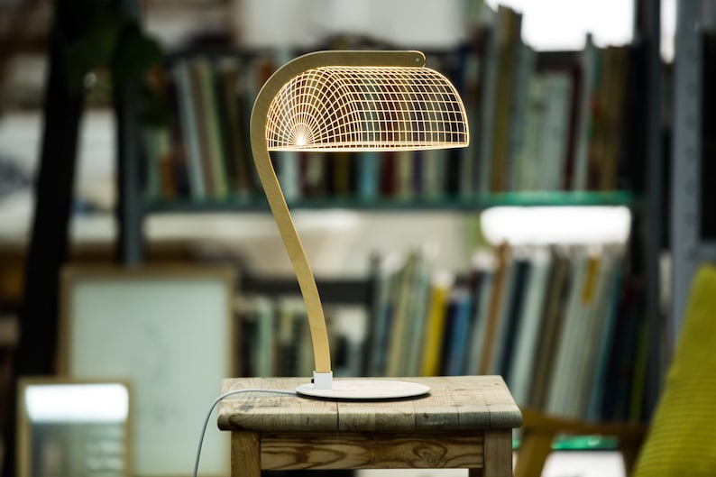Banker's Table Lamp, Designer Desk Lamp, Reading Lamp, Home Office, Home Decor Lamps, Elegant Office Decor, Side Table Lamp, Unique Lamp