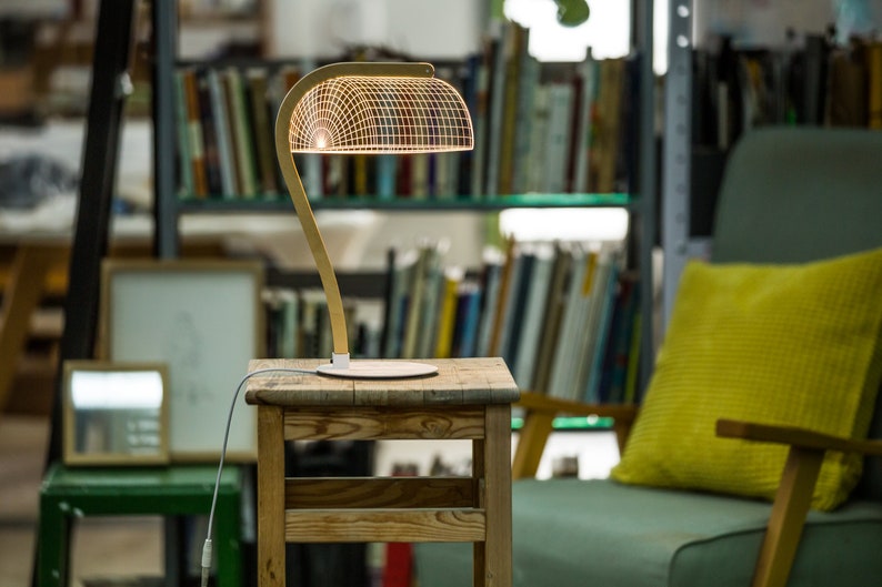Banker's Table Lamp, Designer Desk Lamp, Reading Lamp, Home Office, Home Decor Lamps, Elegant Office Decor, Side Table Lamp, Unique Lamp
