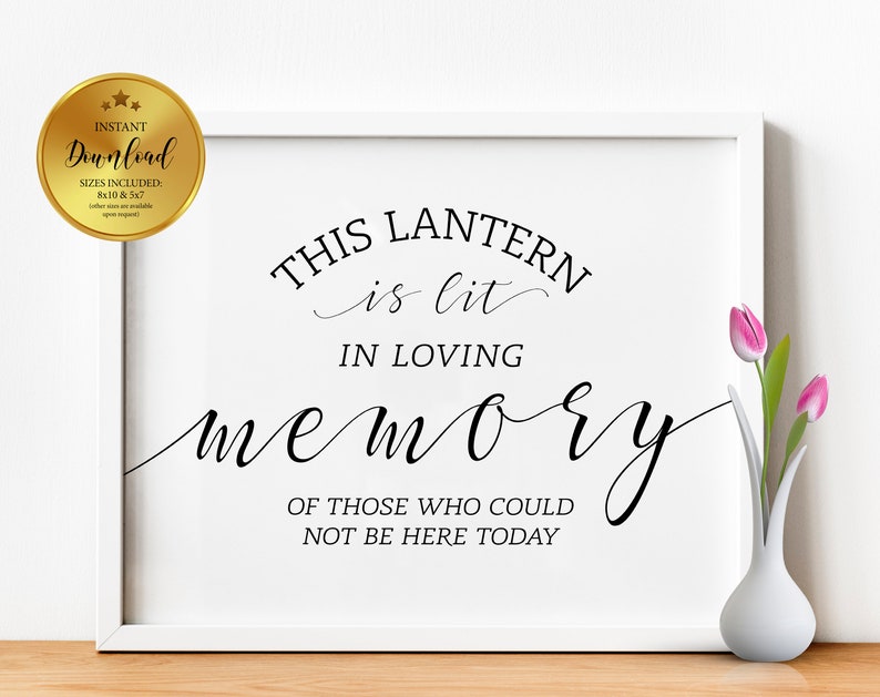 This Lantern is Lit in Loving Memory of Those Who Could Not Be Etsy UK